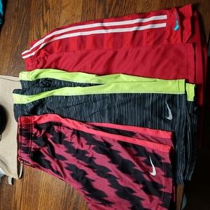 Nike shorts 3 pair youth XL and L
